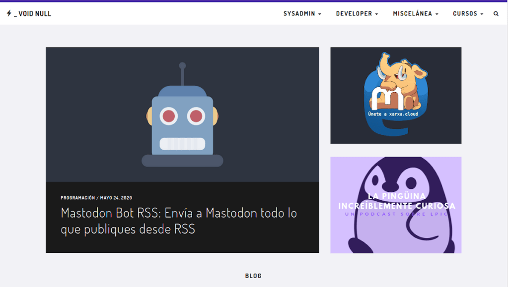 Blog: _ voidNull: Un Blog para SysAdmins y Desarrolladores web