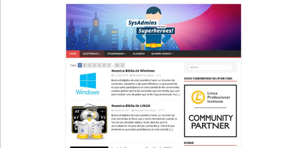 Blog: Sysadmins de Cuba | Software Libre
