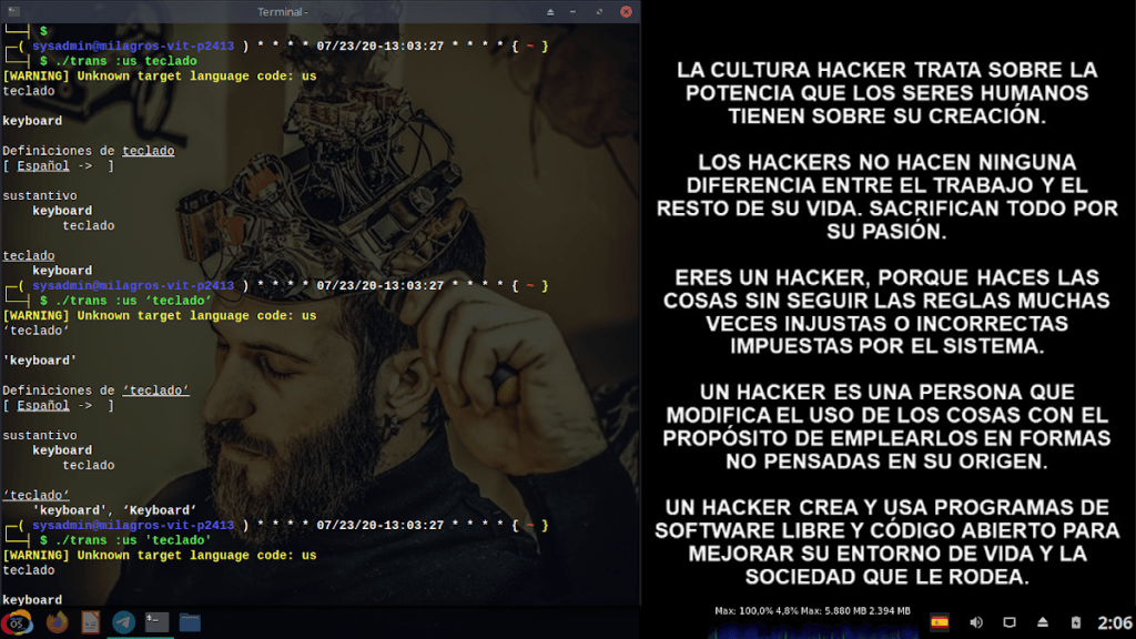 Translate Shell - Prueba 2