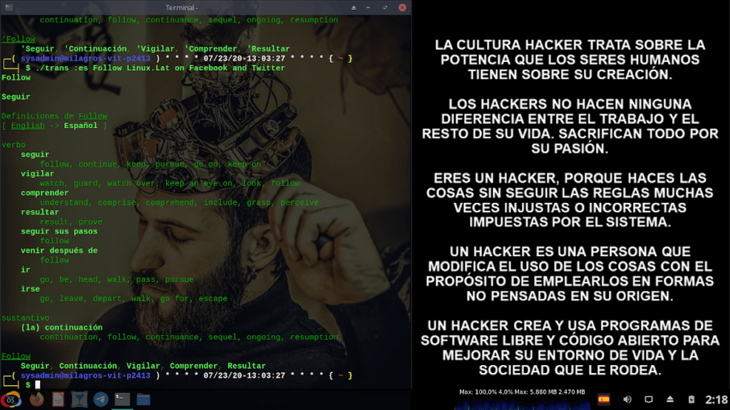 Translate Shell - Prueba 4