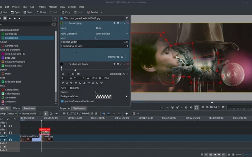 Kdenlive es más para usuarios medios o avanzados