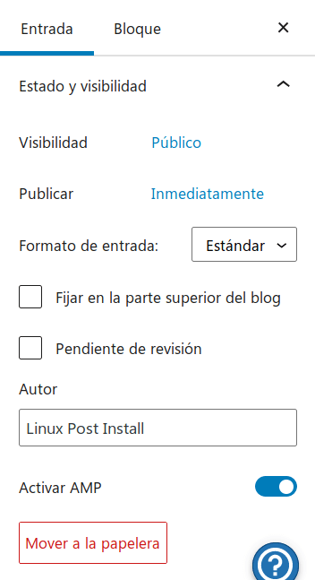 Redacción SEO: Barra lateral derecha
