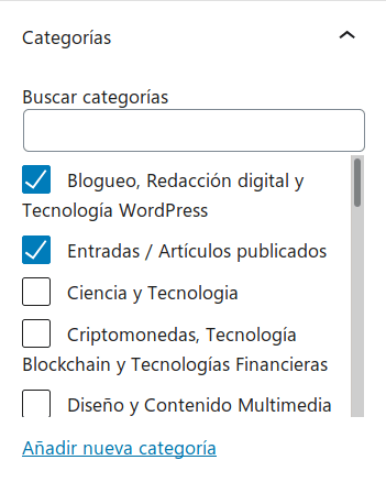 Redacción SEO: Categorias - Parte 1