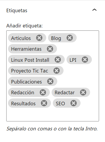 Redacción SEO: Etiquetas - Parte 1