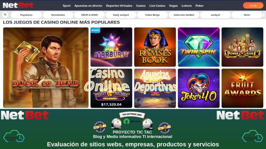 NetBet Casino: Casino Online | Juegos de Casino