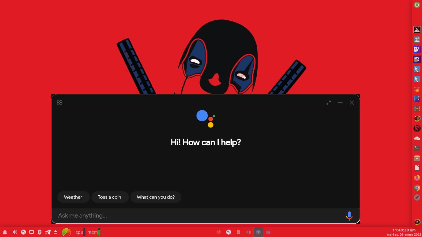 Explorando el potencial del Cliente de Escritorio del Asistente de Google no Oficial para GNU/Linux / Proyecto Tic Tac – Linux Post Install